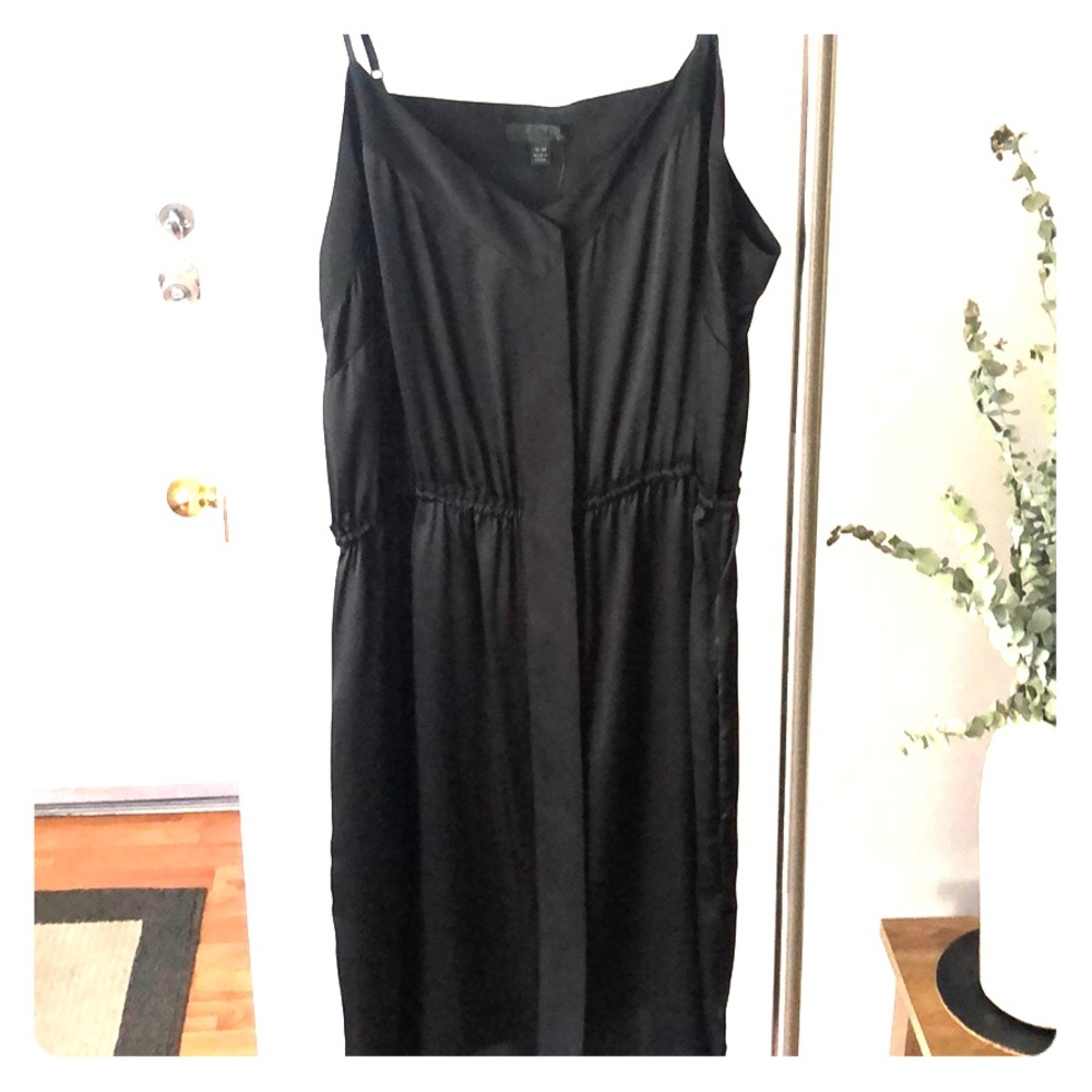 NWT ATM Collection silk black cocktail dress